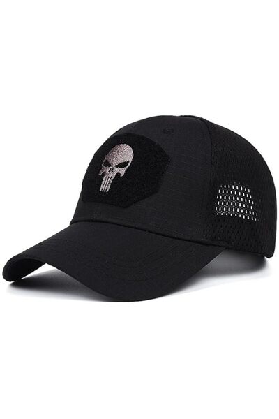 GENERAL Skull Mesh Baseball Cap Men Tactical Operator Caps Fitted Outdoor Bre...