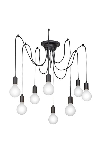 OEM Candelabru vintage 8 x E27 negru