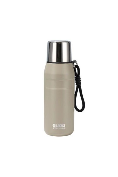 Tradesor Φορητό μπουκάλι νερού-θερμός - 650ml - 616243 - Μπεζ