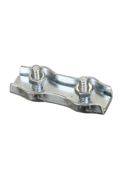 ANTBRO Clema Simpla pentru Cablu Ø 6 mm, Inox A4, Gri/Argintiu (Set 2 buc), A...