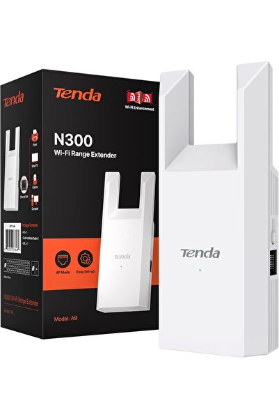 TAKYAKIŞTIR WiFi Genişletici N300, Ethernet Bağlantı Noktalı WiFi Genişletici Sinyal Güçlendirici, 1500 Sq.'ye k