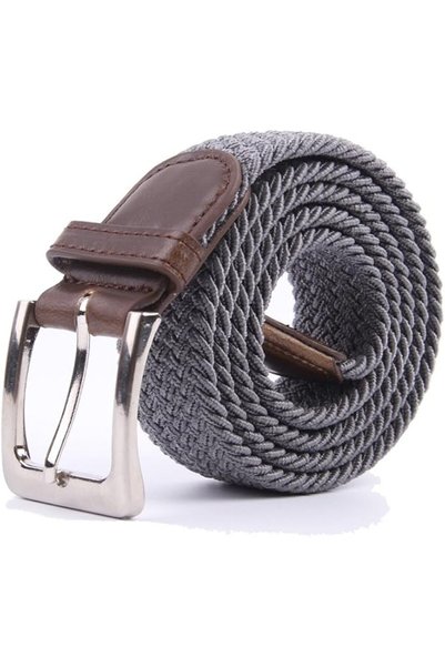 GENERAL Canvas Elastic Fabric Woven Stretch Multicolored Braided Belts