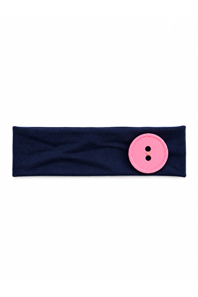 Cherry Lemon Bandana punk din bumbac elastic, moale, cu detalii tip nasturi, ...