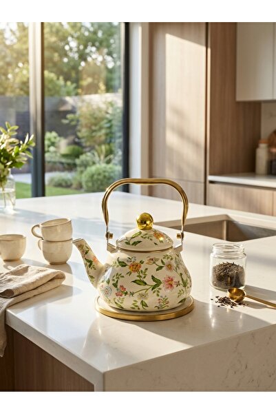Generic 1.5L Kitchenware Tea Pot with Lid Elegant Design with Comfortable Top Handle for Daily Use