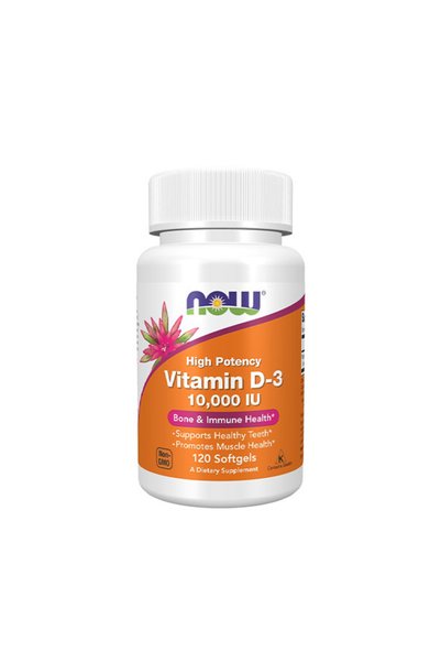 Now Vitamin D-3 10,000 IU - Vitamina D3, 120 capsule moi