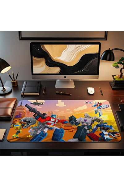 OKTANE Mousepad Deskmat Gaming Transformers 800x400x4 mm rezistent la apa mar...