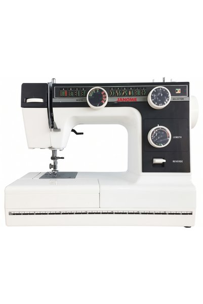 Janome |   ماكينة خياطة منزلية ميكانيكية ثقيلة 392 |   26 غرزة للتطريز الحر ب...