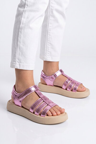 Cool Lila sandale za devojčice sa mekim i udobnim đonom i velcro trakom, mode...