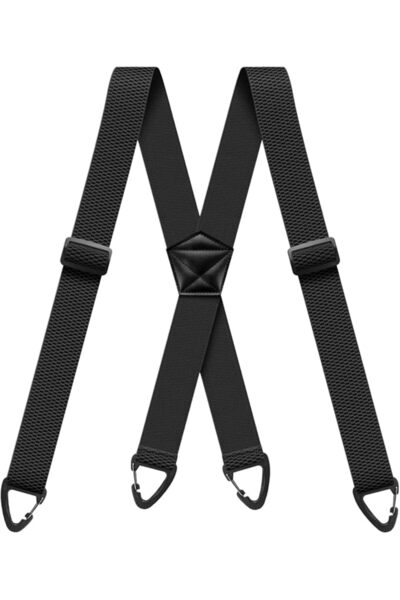 X SPRING Invisible Suspenders for Men, 40mm Wide X Back Adjustable Elastic Br...