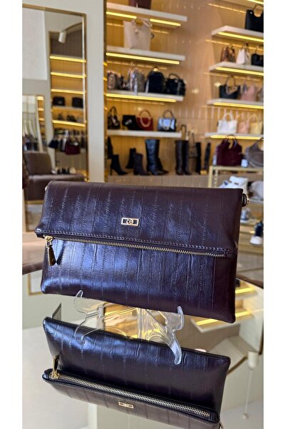 DUYGUSHOESBAG Imported striped cloutch bag model 7480