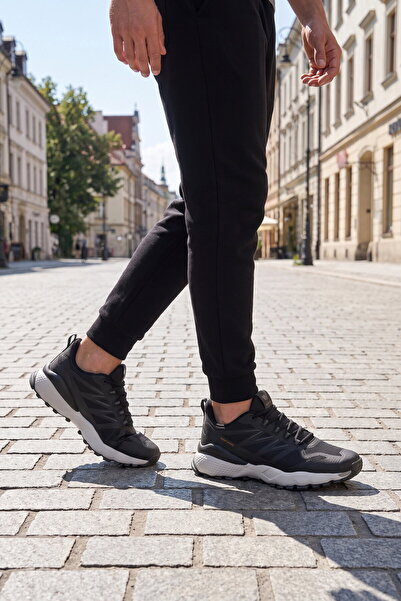 WALKWAY Black-Ice Rubber Sole Men's Outdoor Daily Walking and Sports Shoes Up...
