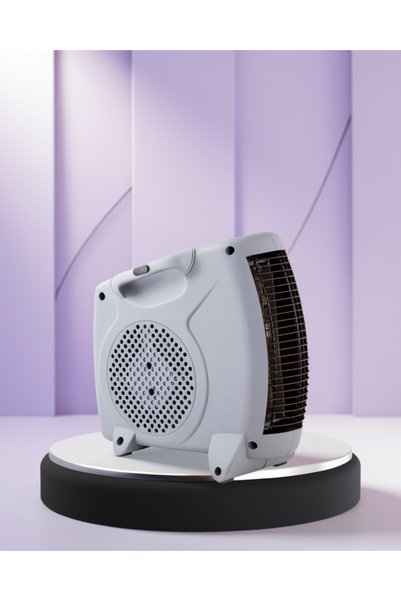 ECRUZ Fanlı Oda Isıtıcı Termik Korumalı 1500W