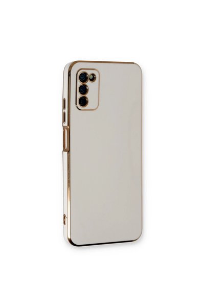 OtoTech حافظة سيليكون لجهاز سامسونج جالاكسي A03S - أبيض