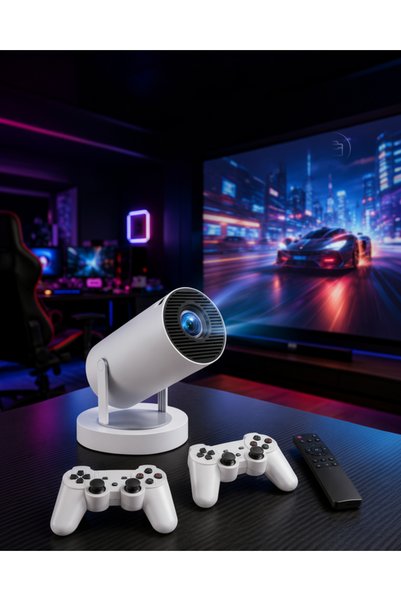 ASTRALTECH Taşınabilir 4K Projeksiyon Cihazı Çift Kollu Ayaklı