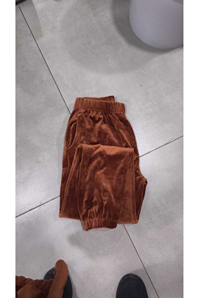 Velvet بيجامة سفلية واحدة بجيب مخملي ناعم