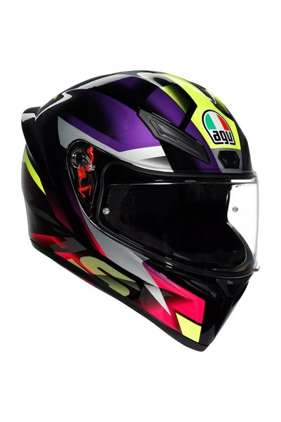 AGV Casca K1 S E2206 - Fastlap Negru Roz - 2025
