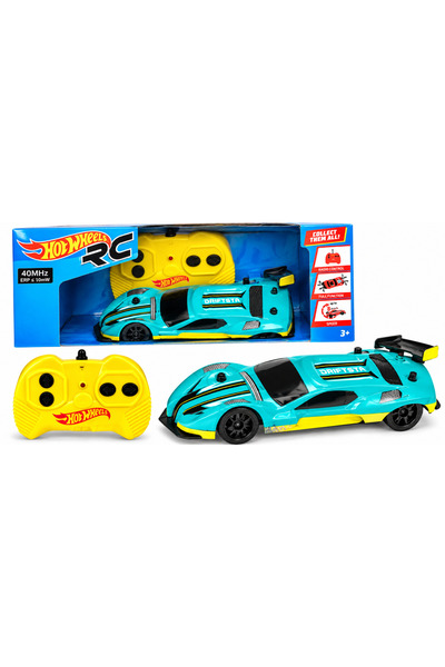 Mondo MASINUTA CU TELECOMANDA HOTWHEELS,1:28,RACE TEAM, VERDE