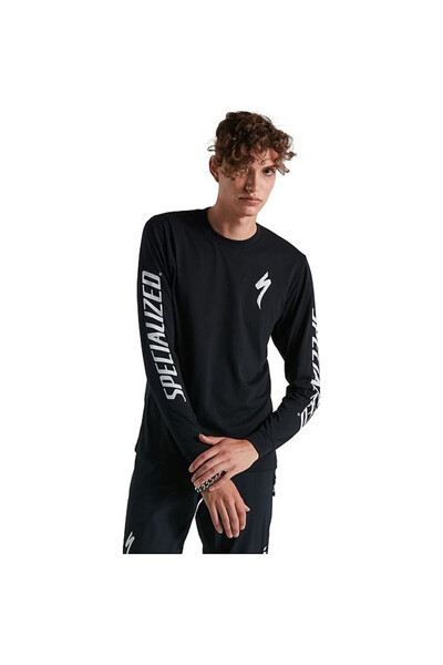 Specialized Tricou bărbătesc cu mânecă lungă - Negru M