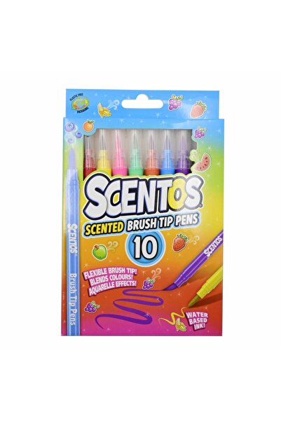 Scentos SET 10 MARKERE CU PENSULĂ, PARFUMATE,