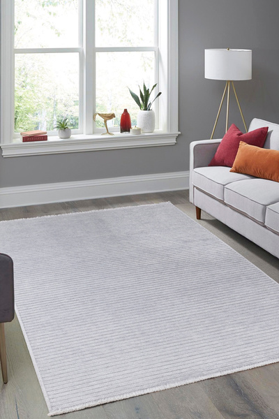 WOOF HOME Yıkanabilir Kaydırmaz, Pamuk Dokuma, Premium Kalite Salon&mutfak&yemek Odası Kilimi