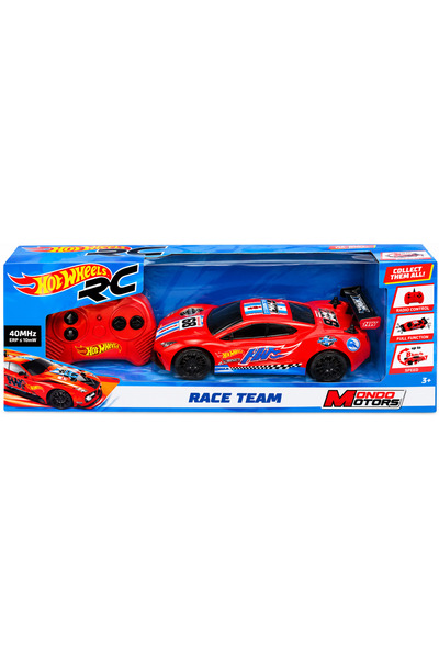 Mondo MASINUTA CU TELECOMANDA HOTWEELS,1:28,RACE TEAM, ROSIE