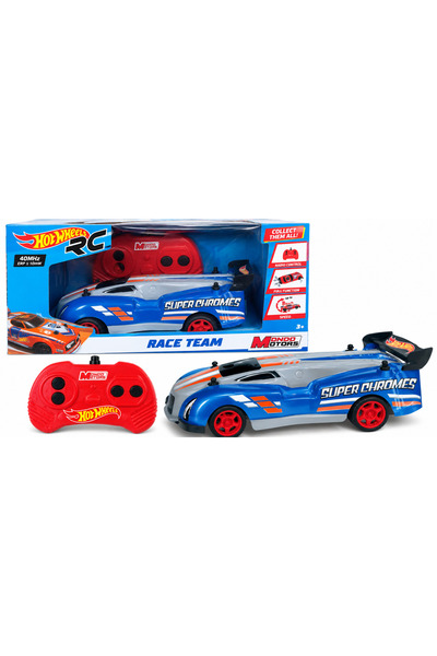 Mondo MASINUTA CU TELECOMANDA HOTWEELS,1:28,RACE TEAM,ALBASTRA