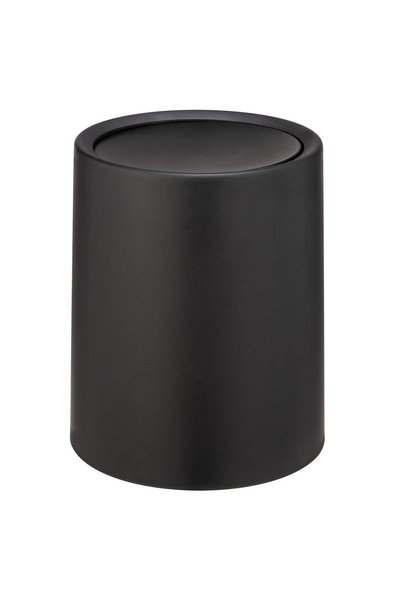 Wenko Coș de gunoi Atri cu capac rotativ negru (4008838373996)