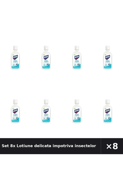 Aroxol Set 8x Lotiune delicata impotriva insectelor Protect, 85 ml