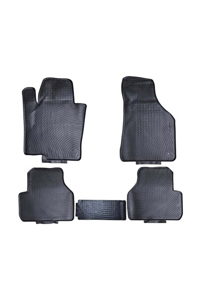 DELUXETUNING Covorase auto cauciuc compatibile cu VW Passat, B6, B7 2005-2014...