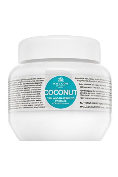 Kallos Mască nutritivă-întăritoare pentru păr cu cocos – mască fortifiantă pe...