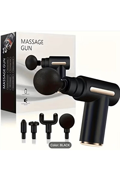 LEOXOL Electric Fascia Massage Gun, Electric Muscle Massager, Comes with 4 In...