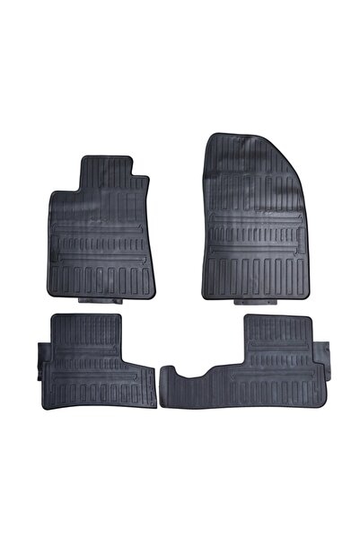 DELUXETUNING Covorase auto cauciuc compatibile cu Renault Clio 4 IV 2012-2019...