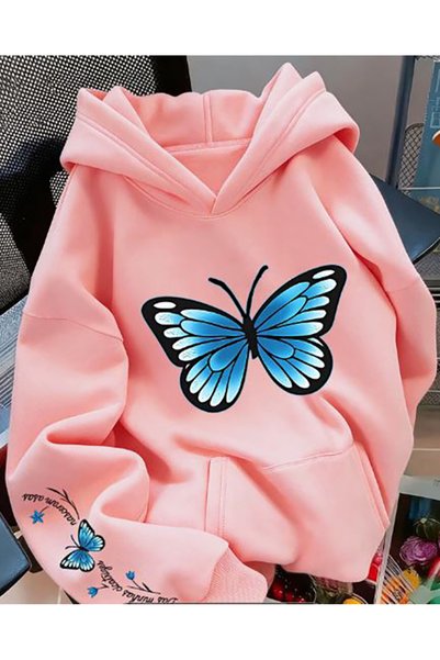 Generic Brand Суичър с качулка за възрастни с щамповано лого