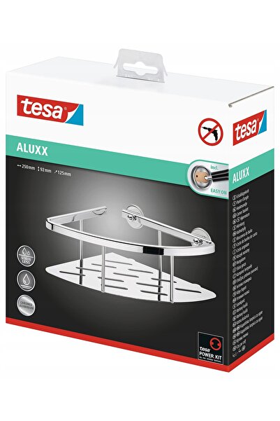 Tesa ALUXX Coș de baie autoadeziv de colț pentru duș