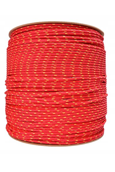 NO BRAND Frânghie din polipropilenă de 6mm - 100m Frânghie marină împletită r...