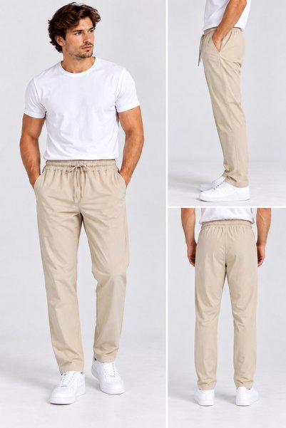 Machi Pantaloni de trening - Bej - Esențiale