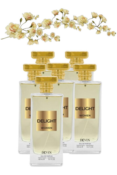 Devin 6 قطع من عطر ديلايت النسائي 100 مل