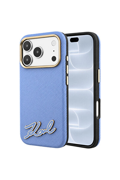Karl Lagerfeld Husa MagSafe pentru Apple iPhone 18 Pro / 17 Pro, Grained Resi...
