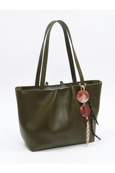 SHIKIRTI BAG STORE Large Size Women's Shoulder Bag with Charm Detail and Zipp...