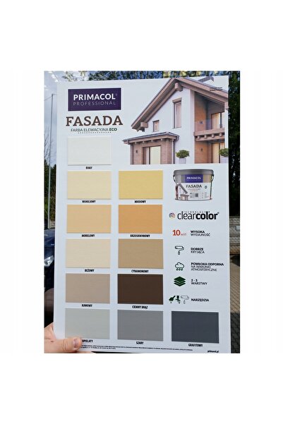 Primacol Vopsea Fașadă Exterior Culoarea Piersică 4.5L