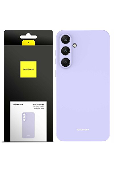 spacecase Husă de silicon Galaxy A55 5G mov deschis