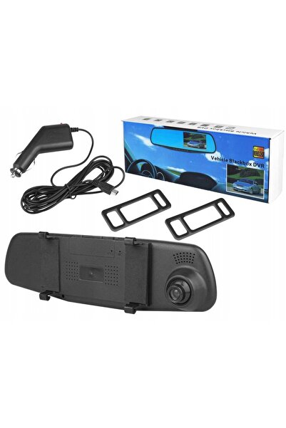 NO BRAND Înregistrator video auto oglindă LCD 3.5''