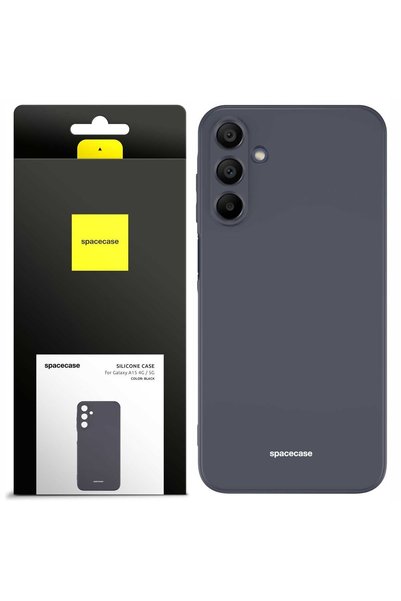 spacecase Husă de silicon Galaxy A15 4G / 5G neagră