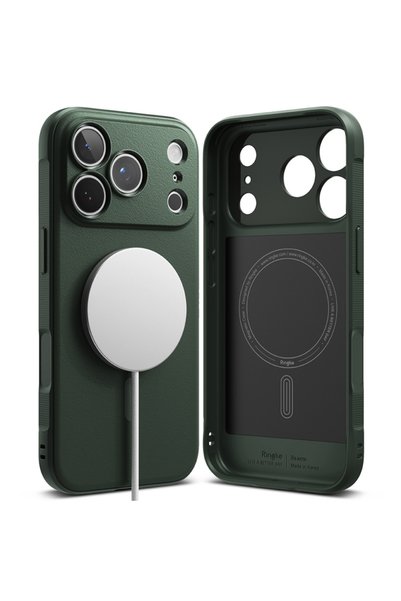 Ringke MagSafe калъф за Apple iPhone 18 Pro / 17 Pro, Ringke, Оникс, Тъмнозелен