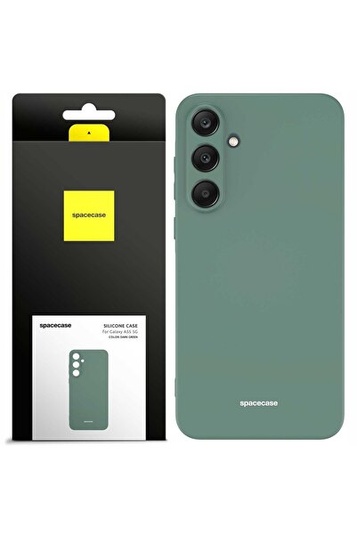 spacecase Husă de silicon Galaxy A55 5G verde închis