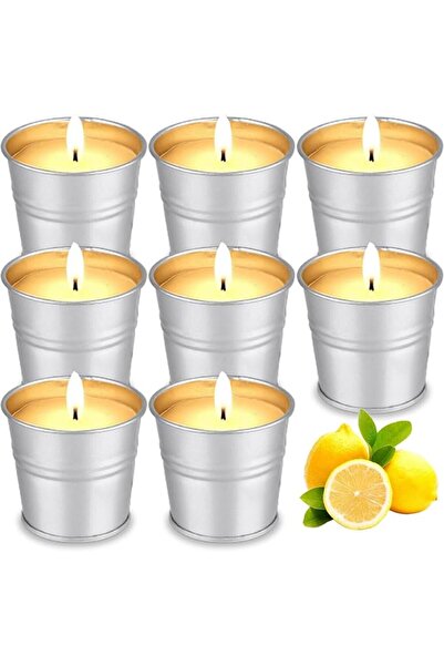 Yelajoy شموع للاستخدام الداخلي والخارجي، مجموعة من 8 شموع معطرة مصنوعة من شمع...
