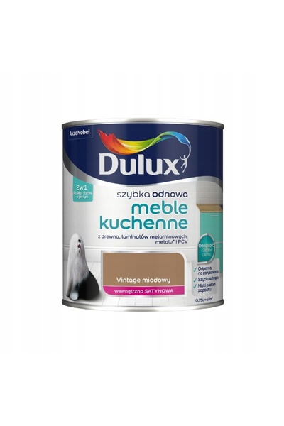 DULUX RENOVARE RAPIDĂ MOBILIER DE BUCĂTĂRIE LAMINAT PVC LEMN MEDIUN MIERE VIN...