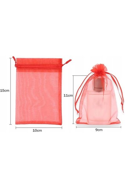 NO BRAND Săculeți din organza 10x15cm, colorați, pentru cadouri ocazionale, 1...