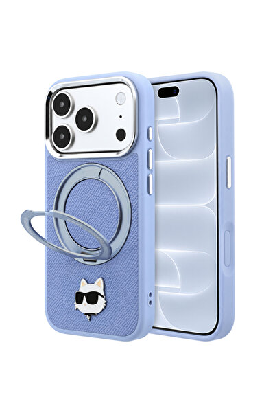 Karl Lagerfeld Husa MagSafe pentru Apple iPhone 18 Pro / 17 Pro, Ring Stand 3...