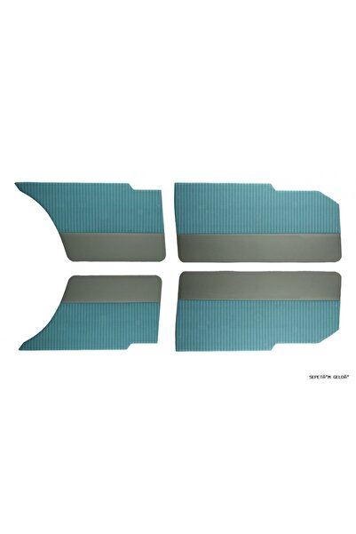 Yerli Spt-Gld Door Trim with Fabric M131 Doğan (225556) Em Blue